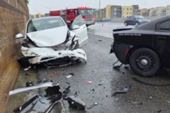 CHP Dublin Patrol Vehicle Struck on I-680, Officers Urge Caution in Inclement Weather