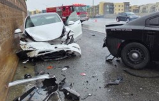 CHP Dublin Patrol Vehicle Struck on I-680, Officers Urge Caution in Inclement Weather