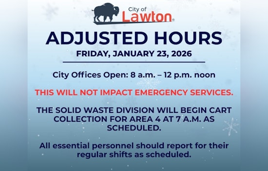 City of Lawton Responds to Winter Chill with Office Closures and Essential Services Continuation