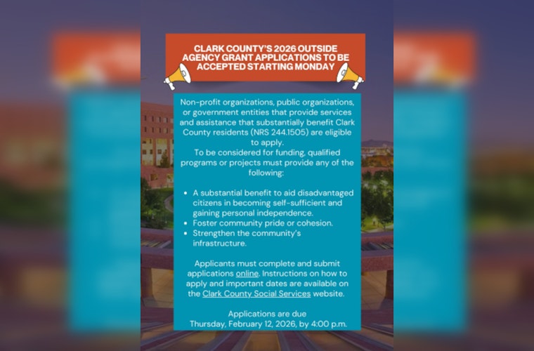 Clark County Opens Grant Applications for Local Non-Profits Aiding Vulnerable Citizens