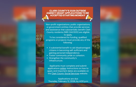 Clark County Opens Grant Applications for Local Non-Profits Aiding Vulnerable Citizens