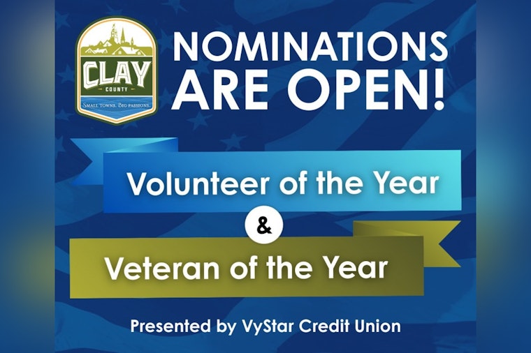 Clay County Calls for Nominations for Veteran and Volunteer of the Year 2025 Awards
