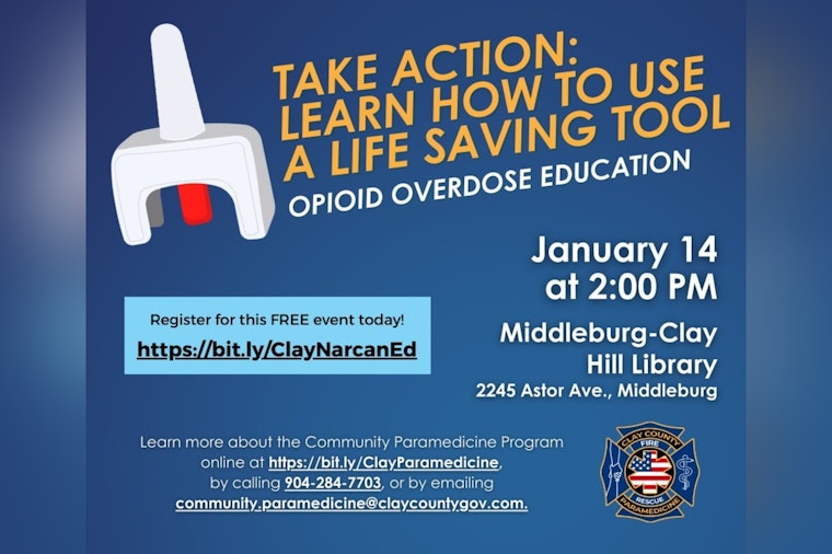 Clay County Offers Free Narcan and Emergency Response Training to Combat Opioid Overdoses