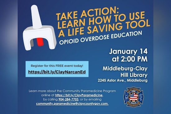 Clay County Offers Free Narcan and Emergency Response Training to Combat Opioid Overdoses