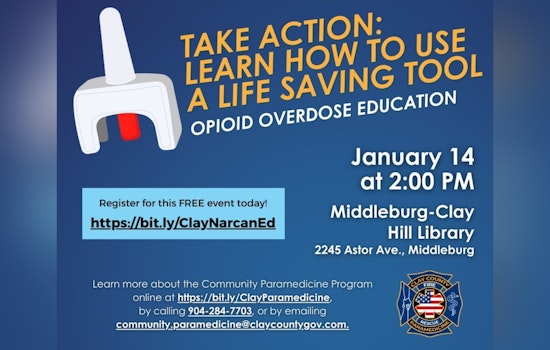 Clay County Offers Free Narcan and Emergency Response Training to Combat Opioid Overdoses