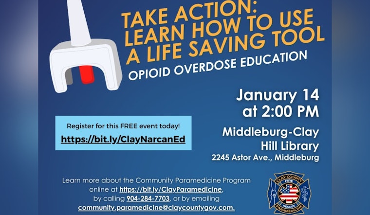 Clay County Offers Free Narcan and Emergency Response Training to Combat Opioid Overdoses