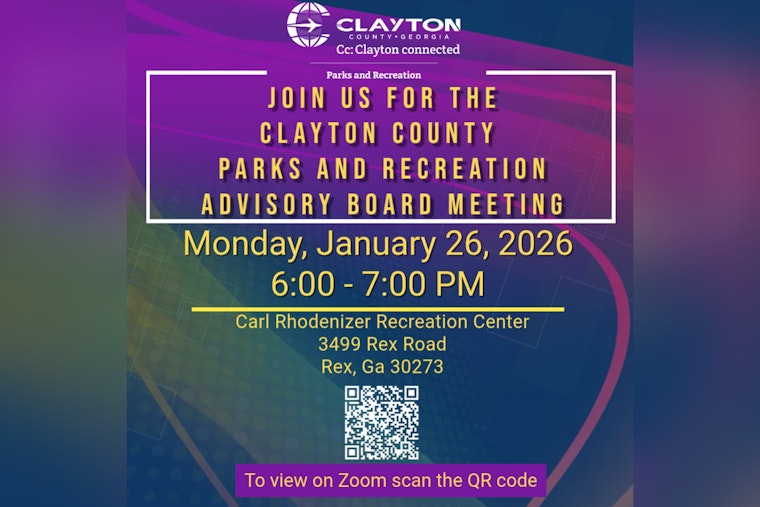 Clayton County Invites Public to Shape the Future of Parks and Recreation on January 26