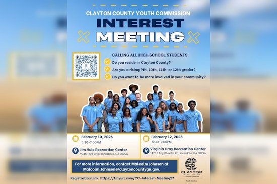 Clayton County Youth Commission Invites High Schoolers to Civic Engagement Meetings