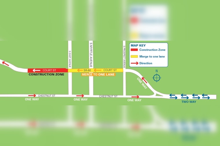 Clearwater Court Street Lane Closures and Ongoing Roadwork Continue Through 2026