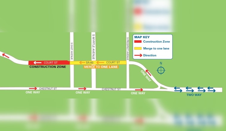 Clearwater Court Street Lane Closures and Ongoing Roadwork Continue Through 2026