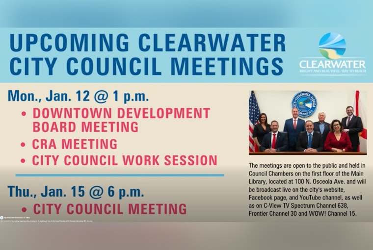 Clearwater Gears Up for Day of Civic Engagement with Multiple City Meetings and Streaming Options