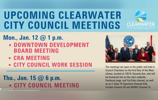 Clearwater Gears Up for Day of Civic Engagement with Multiple City Meetings and Streaming Options
