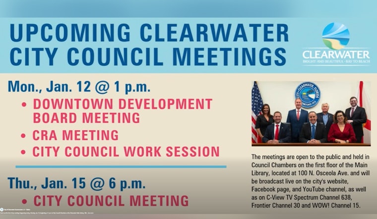 Clearwater Gears Up for Day of Civic Engagement with Multiple City Meetings and Streaming Options