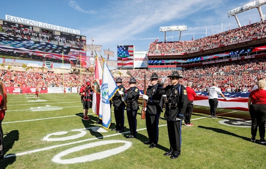 Clearwater Police Honor Guard to Present Colors at Buccaneers-Panthers Game, Aiming to be "Good-Luck Charm" for Tampa Bay's Playoff Hopes