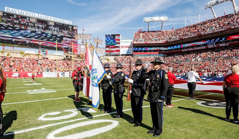 Clearwater Police Honor Guard to Present Colors at Buccaneers-Panthers Game, Aiming to be "Good-Luck Charm" for Tampa Bay's Playoff Hopes