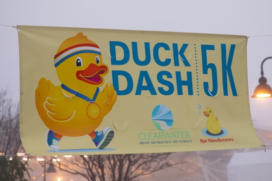 Clearwater's Duck Dash 5K Draws 500 Runners in Feathery Festivities at Coachman Park
