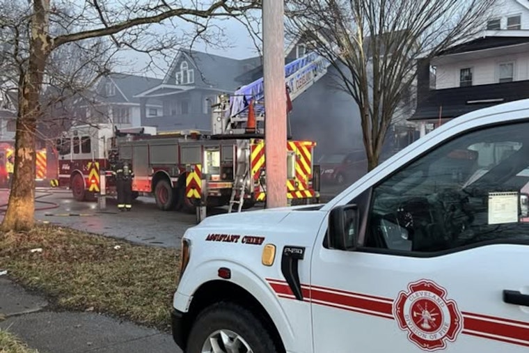 Cleveland Firefighters Heroically Rescue Dogs Amidst House Fire on Parkview, Urge Residents to Close Doors for Safety