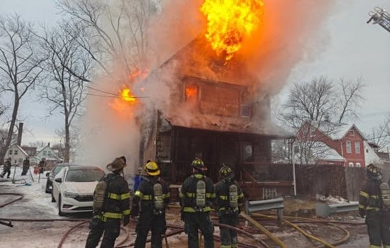 Cleveland Firefighters Tackle Dual Blazes Amid Icy Challenges, No Injuries Reported