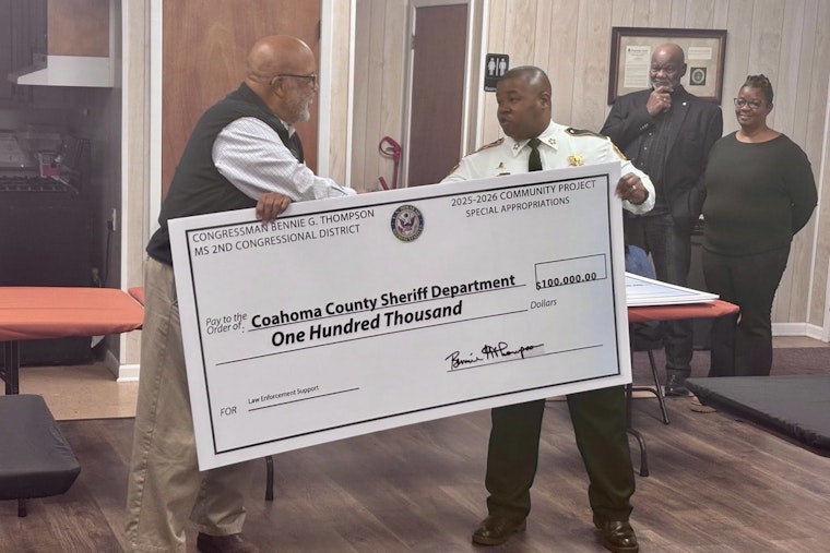 Coahoma County Sheriff's Office Scores $100K Federal Boost for Enhanced Law Enforcement Efforts