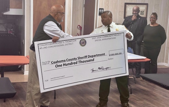 Coahoma County Sheriff's Office Scores $100K Federal Boost for Enhanced Law Enforcement Efforts
