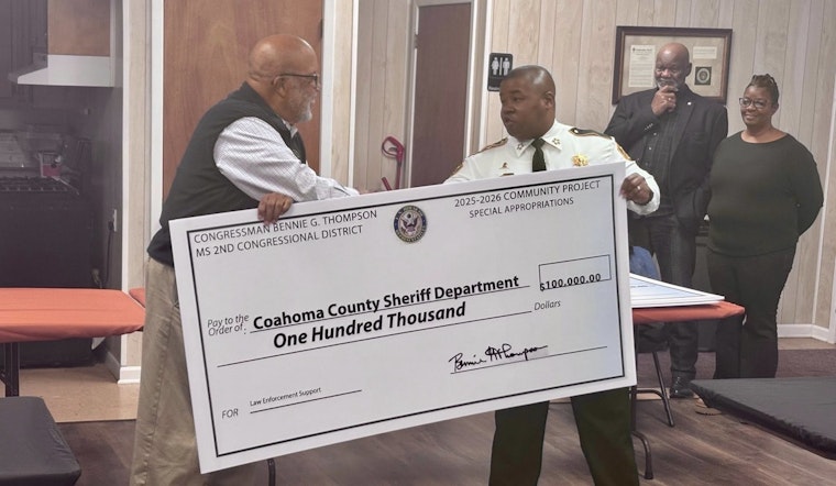Coahoma County Sheriff's Office Scores $100K Federal Boost for Enhanced Law Enforcement Efforts