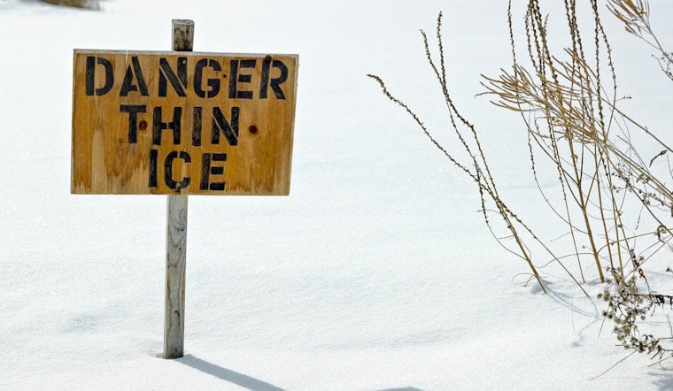 Collierville Police Issue Urgent Warning on Ice-Covered Ponds and Urge Community to Keep Children Safe