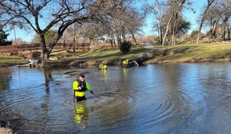Collin County Dive Team and Murphy Police Collaborate in Successful Search for Missing Elderly Individual Despite Harsh Conditions