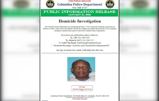 Columbia Police Seek Public Help in Quentin Armstrong Murder Investigation