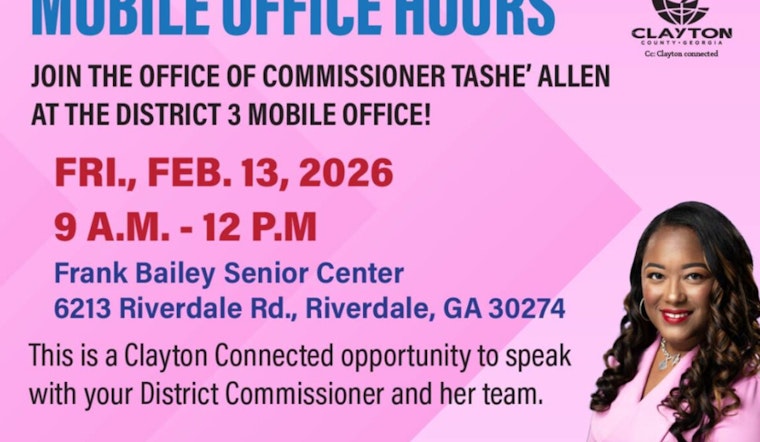 Commissioner Tashé Allen Bridges the Gap with ClaytonConnected Mobile Office Hours in Riverdale