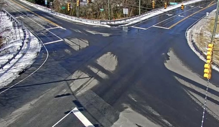 Concord, NC Transportation Crews Clear Snow and Ice, City Warns of Potential Black Ice Hazards Overnight
