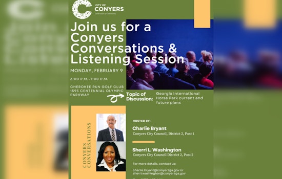 Conyers Launches "Conyers Conversations" Initiative to Boost Civic Engagement