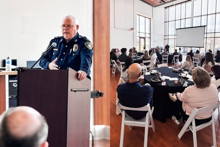 Coppell Police Chief Engages with Business Leaders on Community Safety at Local Chamber Luncheon