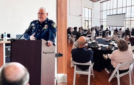 Coppell Police Chief Engages with Business Leaders on Community Safety at Local Chamber Luncheon