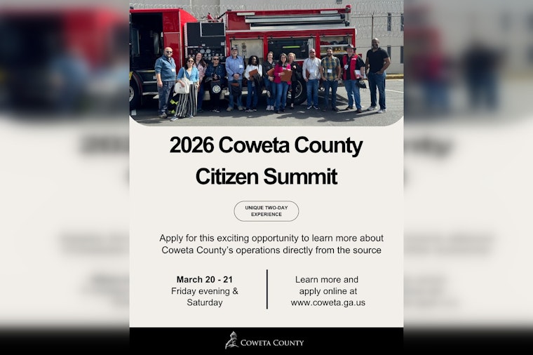 Coweta County Invites Residents for Inside Look at Local Government During 2026 Citizen Summit