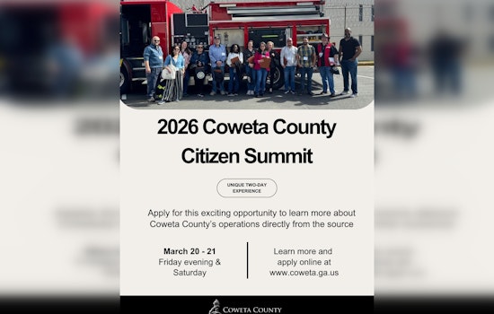 Coweta County Invites Residents for Inside Look at Local Government During 2026 Citizen Summit