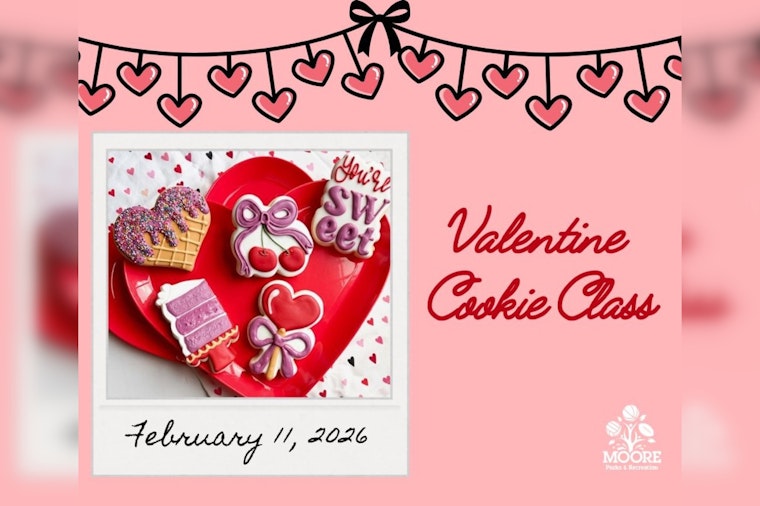 Create Sweet Memories, The Station Recreation Center Hosts Valentine Cookie Decorating Class in Moore