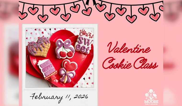 Create Sweet Memories, The Station Recreation Center Hosts Valentine Cookie Decorating Class in Moore