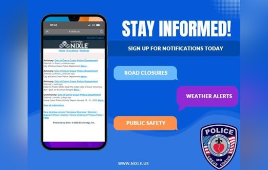 Creve Coeur Police Department Unveils Nixle Alerts for Real-Time Community Safety Updates