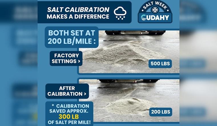 Cudahy Leads with Sustainable Salt Strategy to Protect Environment and Save Costs