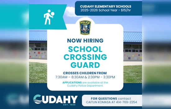 Cudahy Seeks Dedicated School Crossing Guard for Elementary Student Safety