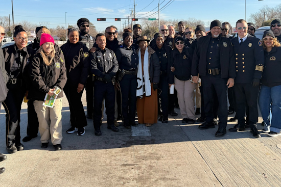 Dallas Police March in Unity to Honor MLK Legacy, Chief Comeaux Leads DPD in Community-Building Parade
