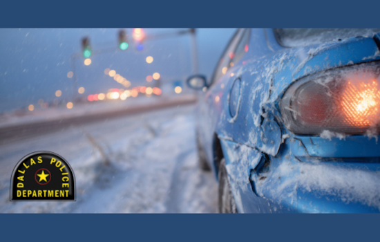 Dallas Police Respond to Over 150 Accidents Amid Severe Winter Weather, Urge Caution on Icy Roads
