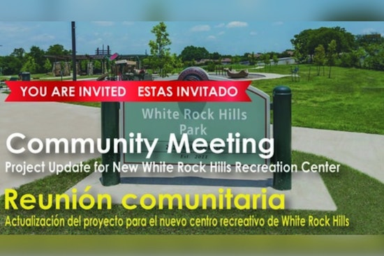 Dallas Seeks Resident Feedback for New White Rock Hills Recreation Center Development