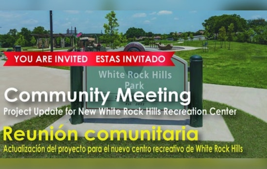 Dallas Seeks Resident Feedback for New White Rock Hills Recreation Center Development