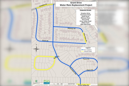 DeKalb County Announces Start of Grant Drive Water Main Replacement on February 2 as Part of $4B Infrastructure Plan