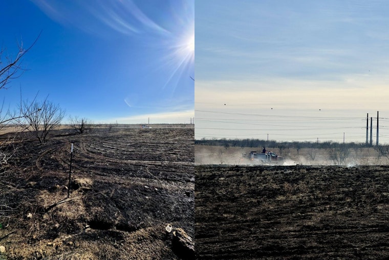 Denton County Emergency Services Swiftly Extinguish Grass Fire in Canyon Falls