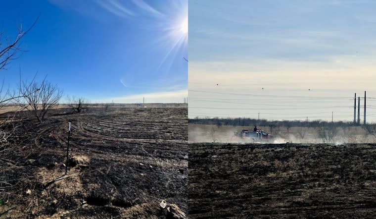 Denton County Emergency Services Swiftly Extinguish Grass Fire in Canyon Falls