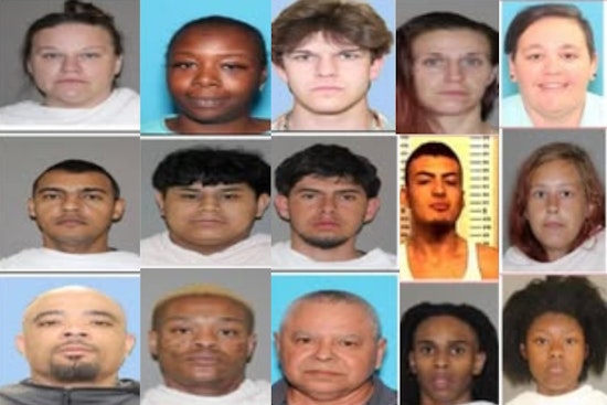 Denton County Sheriff's Office Offers $2,000 Reward for Tips Leading to Fugitive Arrests