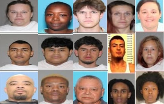 Denton County Sheriff's Office Offers $2,000 Reward for Tips Leading to Fugitive Arrests