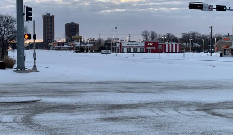 Denton Fire Crews Share Campus ‘Skating Rink’ As Ice Chokes Carroll